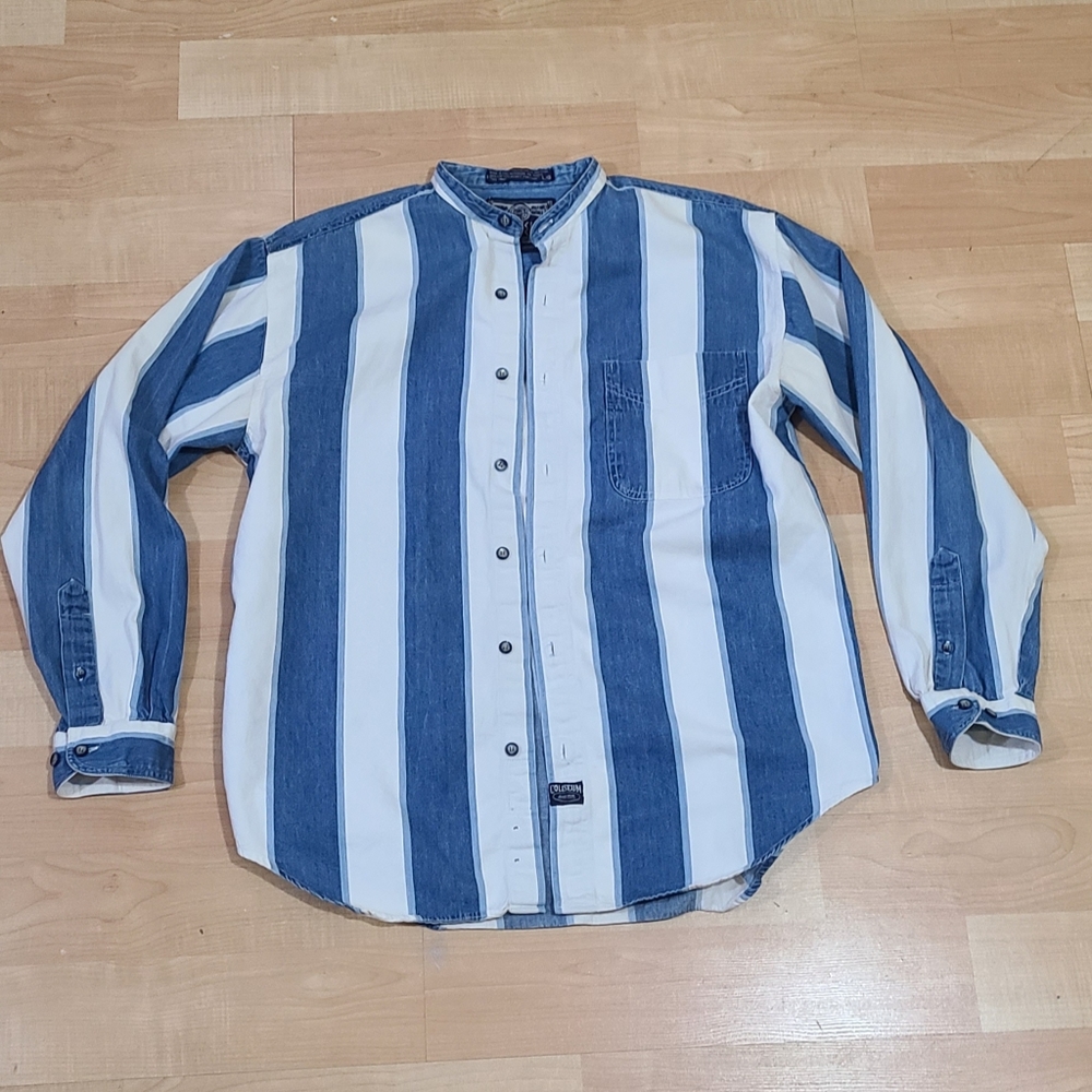 Gangster Jean Button Up Shirt
